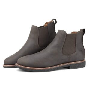 Botina Chelsea em Couro Cano Curto RF 103 Crazy Horse Chocolate