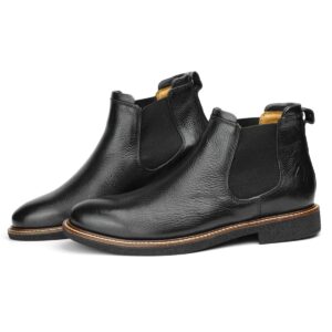 Botina Chelsea em Couro Cano Curto RF 104 Floter Preto