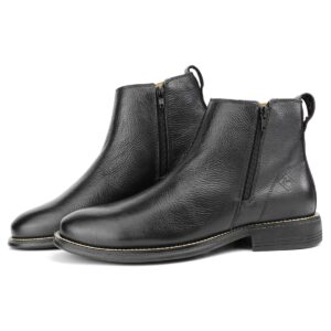 Botina Chelsea em Couro Cano Curto RF 102 Floter Preto